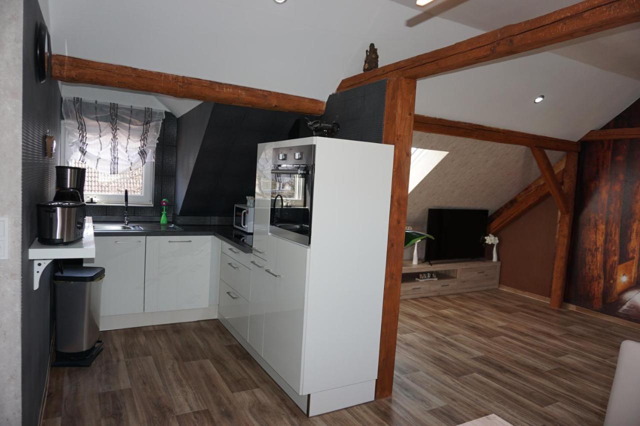 Aussergewoehnliche Dachgeschosswohnung Koenigslutter am Elm Luaran gambar